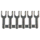 Idec, BNJ26FW, No. of Poles 6, Fork, Non-Insulated Jumper