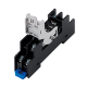 Idec, SJ1S-05BW, 12 Amps, No. of Connections 5, DIN Rail Mount, Relay Sockets