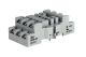 Idec, SR3B-05, 15 Amps, No. of Connections 11, DIN Rail Mount, Relay Sockets
