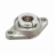 Sealmaster CRFTS-PN23T RMW, 1.438 Inch, Two Bolt Flange Bearing