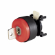 Eaton Cutler Hammer, EM22G2, METAL E22 40 MM KEY RELEASE PUSHBUTTON - RD                 