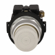 Eaton Cutler Hammer, HT8GBWABL1, ILLUMINATED PB, 120V XFRMR LED, WHITE, W/ 1NO-1NC           