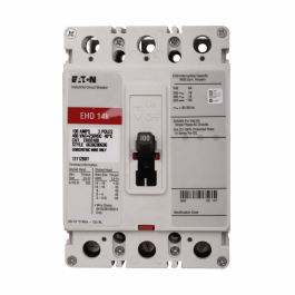 Details about   Eaton Circuit Breaker EHD3090L 90 Amp 480 Volt 3 Pole 