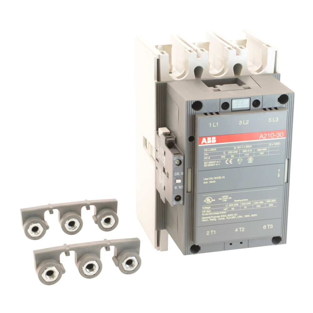 ABB, A210-30-11-80, 3 Pole, 192 Amps, IEC Contactor