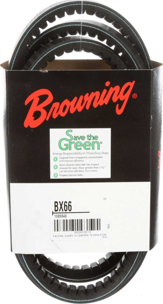 Browning BX66 Belt Gripnotch Oil & Heat Resistant Static Dissipating 