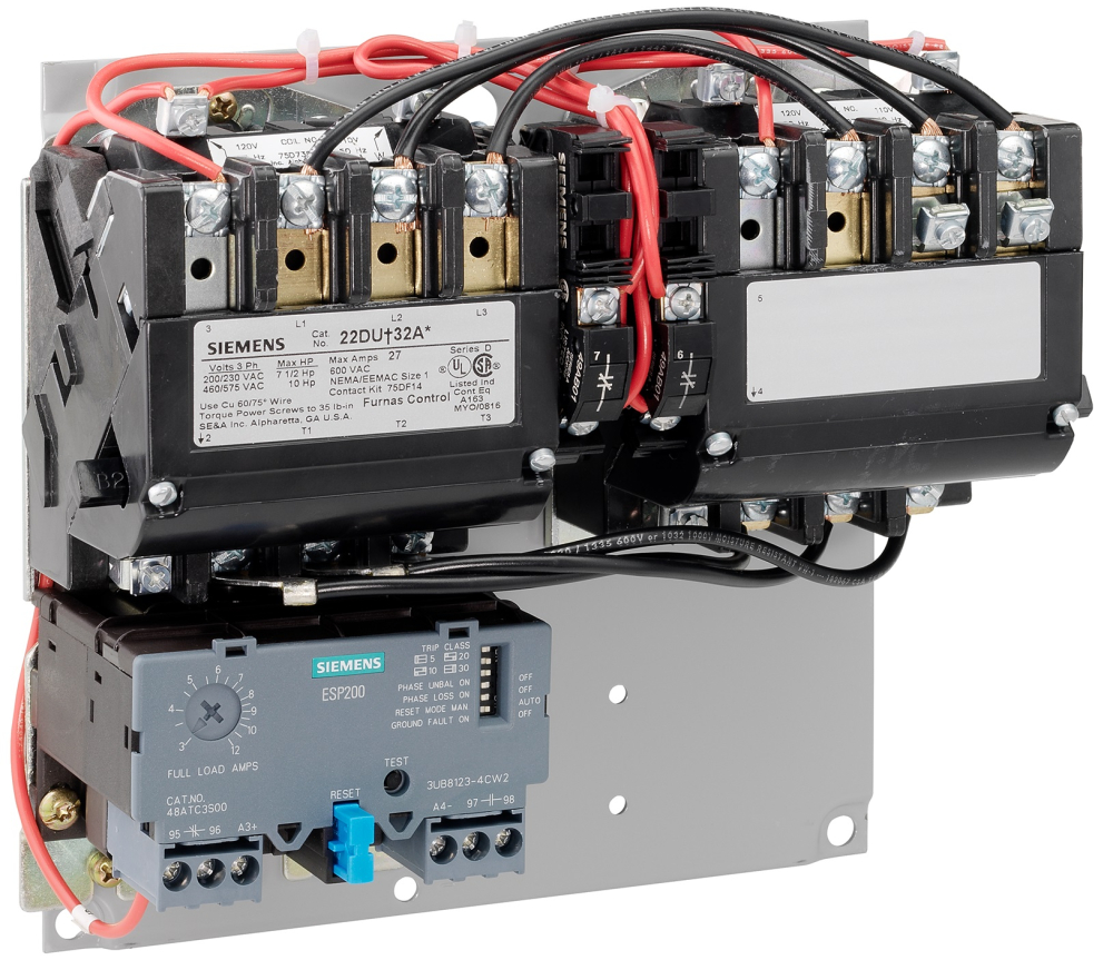New LC1D38 Professional Reversing Motor Starter 25HP @ 480V 30-36 Amp Overload 120V Coil 